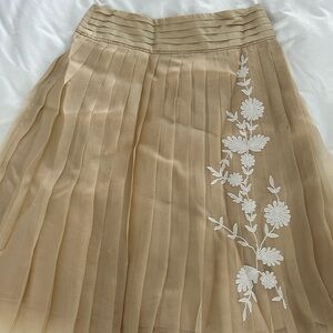 100% silk pleated Robert Rodriguez skirt